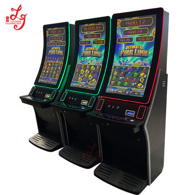 43'' Curved Fire Link Ultimate Touch Screen Multi Game 8 In 1 Vertical Screen Slot Games Machines For Sale
