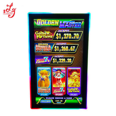 32 Inch Touch Screen 3M Infrared Slot Game Monitors With LED Lights Mounted